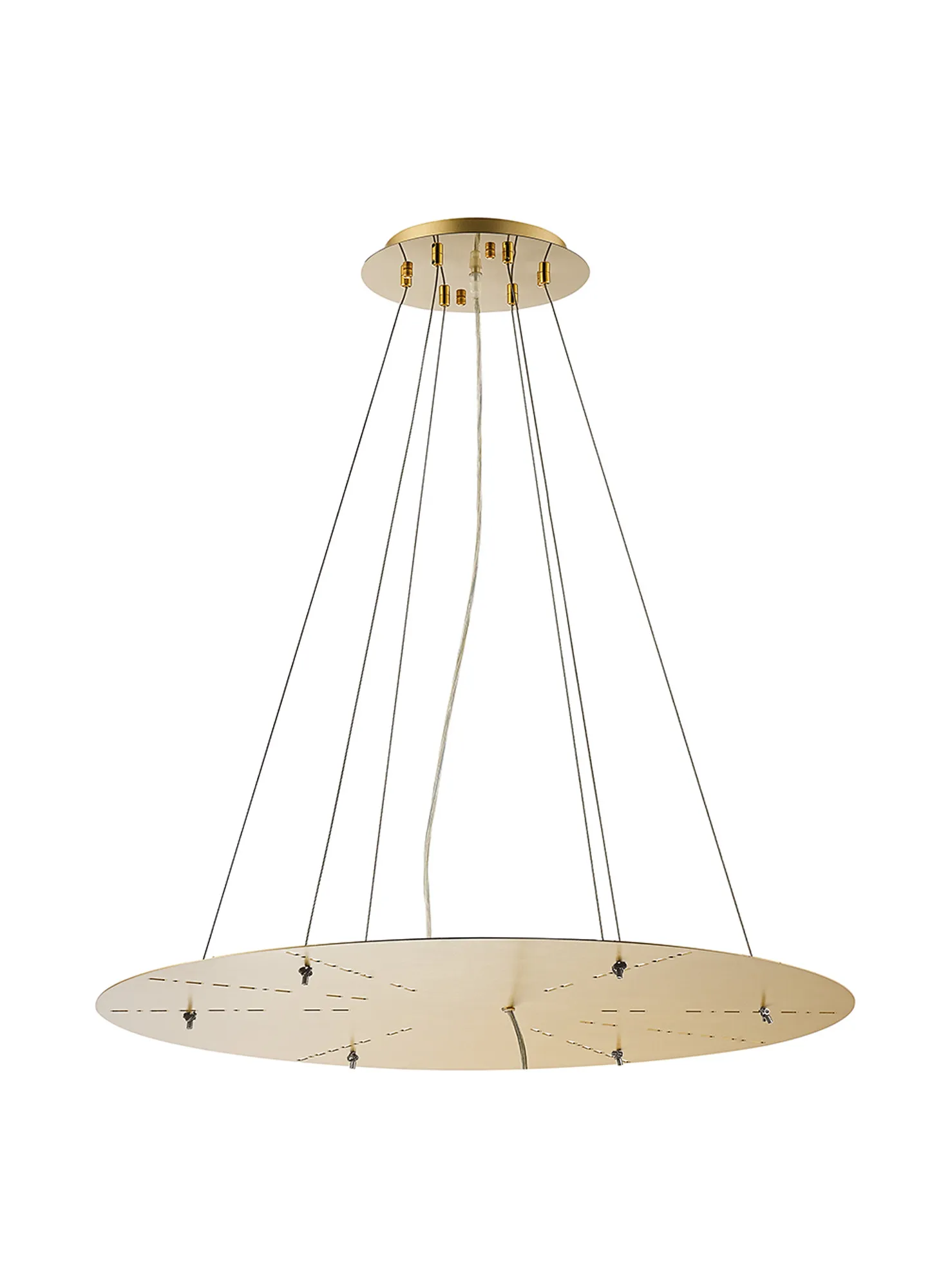 Lowan 790mm 3m Suspension Plate (Max Load 40kg) French Gold, Painted Gold